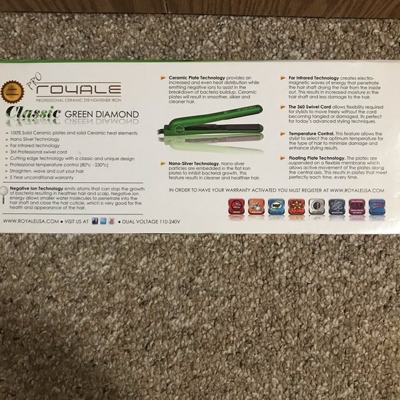 Pro Royale Professional ceramic Hair Iron - NEW - Picture 11 of 11